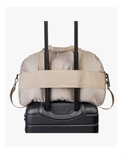 Day Et - Large Tonal Nylon 1Nighter Rejsetaske - Moon Rock/Beige